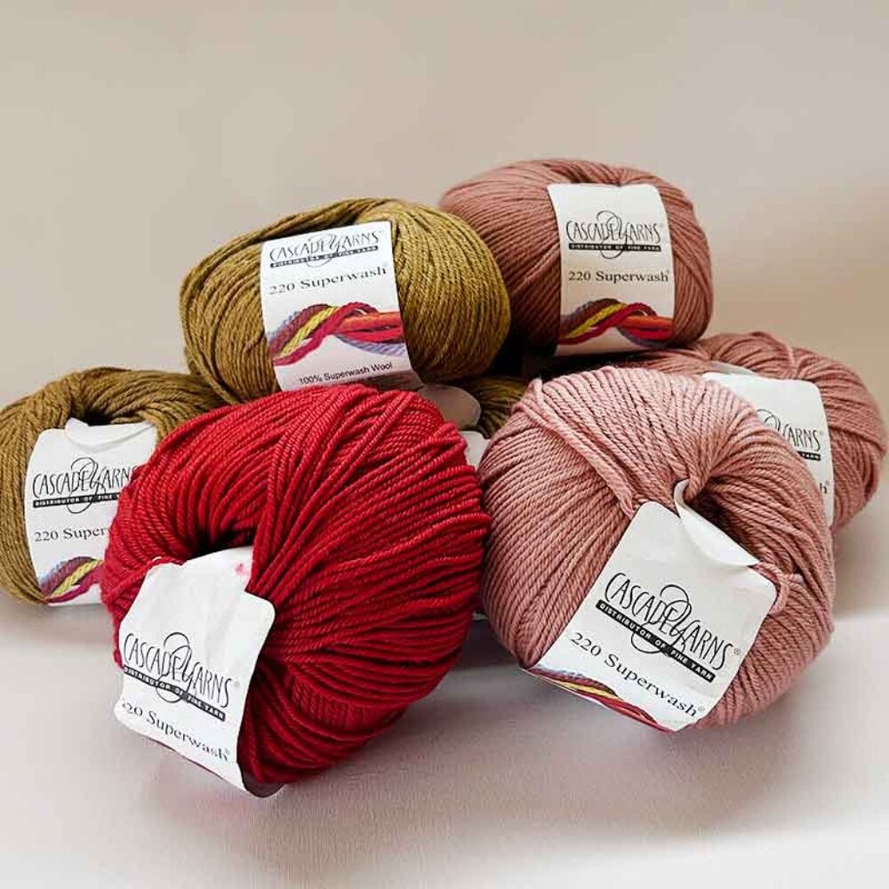 Cascade 220 Superwash, Multi-Color Assortment